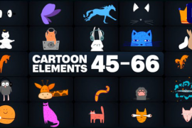 Cartoon Elements for Premiere Pro 47822869