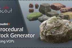 CGCircuit – Procedural Rocks in Houdini using VOPs