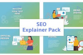 SEO Explainer Animation Scene Pack 45369996