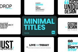 Minimal Titles 04 for After Effects 45315112