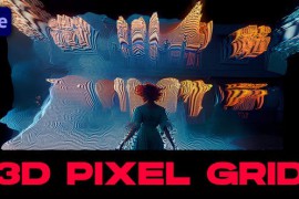 3D Pixel Grid Transitions | After Effects 51016697