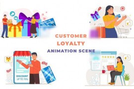 Customer Loyalty Explainer Animation Scene 43660928