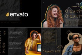 Stylish Crumbled Slides for DaVinci Resolve 52544806