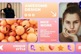 Colorful 3D Social Media Intro 51391462