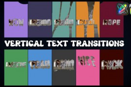 Vertical Text Transitions | FCPX 48614767