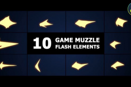 Game Muzzle Flash Elements | DaVinci Resolve 52259344
