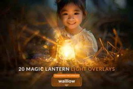 Creativemarket – Light flares transparent PNG overlay