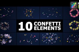 Holiday Confetti Elements | FCPX 49833364