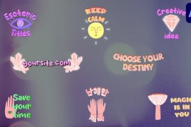 Cartoon Esoteric Titles for After Effects 52155849