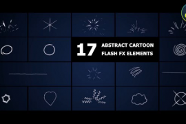 Abstract Cartoon Flash FX Elements | DaVinci Resolve 50448965