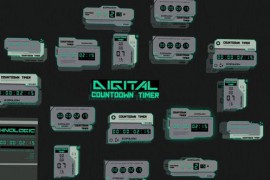 Digital Countdown 45345723