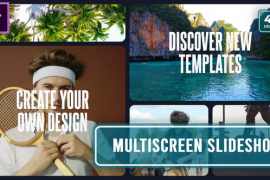 Slideshow | Multiscreen Opener | Split Screen Mood MOGRT for Premier Pro 51184627
