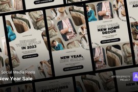 Social Media Reels - New Year Sale After Effects Template 49496854