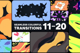 Seamless Colorful Transitions for After Effects 47674906