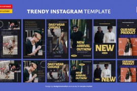 Trendy Instagram Template 49640787
