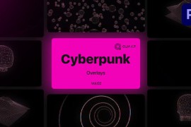 Cyberpunk Overlays for Premiere Pro Vol. 02 47591401