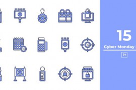 Cyber Monday Icon Premiere Pro 50289745
