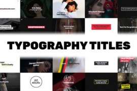 Stylish Typography Titles Pack 23706521