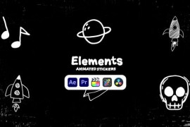 Elements Animated Stickers 50571389