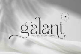 Free Download:Creativemarket – Galant || Modern Minimalist Serif Font