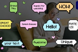 Pixel Speech Bubbles for Premiere Pro 48381972