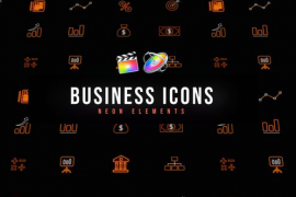 Business Neon Icons 47386684