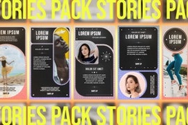 Geometry Vertical Stories Pack 47860525