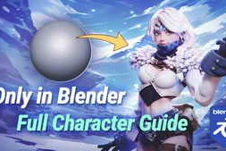 Gumroad – Ice Girl Full Character Guide Only In Blender