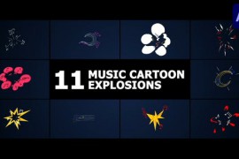 Music Cartoon Explosions | After Effects 52566143