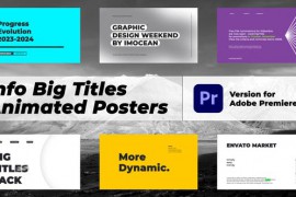Info Big Titles – Animated Posters for Premiere Pro 48059349