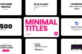 Minimal Titles 09 for After Effects 45420534