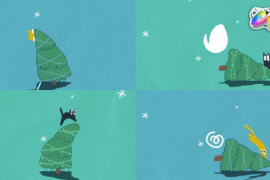 Cartoon Christmas Logo | FCPX 49554298