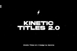 Kinetic Titles 2.0 | DaVinci Resolve 32553250