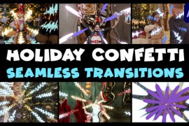 Holiday Confetti Seamless Transitions | After Effects 48998418