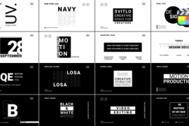 Rhythm Black Titles \ FCPX 46648187
