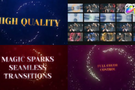 Magic Sparks Seamless Transitions | FCPX 49346099