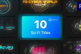 Sci-Fi Titles for Premiere Pro Vol. 01 44907799
