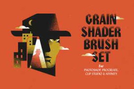 True Grit Texture Supply – Grain Shader Brush Set for Photoshop