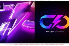 Black Lights Logo Animation 51645551