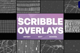 Abstract Scribble Overlays | Premiere Pro MOGRT 48338113