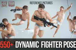 ArtStation – 1550+ Dynamic Fighter Poses by Grafit Studio