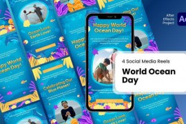 Social Media Reels - World Ocean Day After Effect Templates 52254963