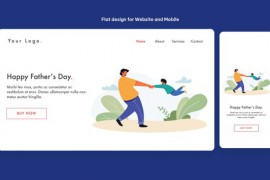 Animation Illustration - Father's Day MOGRT 45777312