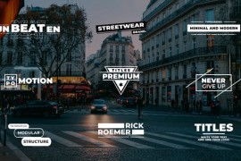 Typography Titles 2.0 | After Effects 43047037