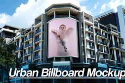 Free Download:Urban Billboard Mockups 60377640