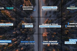 Simple Titles 1.0 | After Effects 42142019