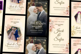 Wedding Invitation Instagram Story and Reel | MOGRT 47153296