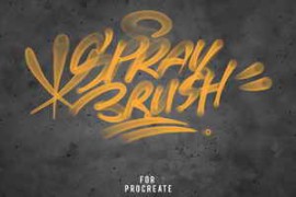Free Download:Procreate Graffiti Brush Set