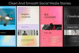 Free Download:Clean And Smooth Social Media Stories for After Effects 59417026