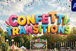 Free Download:Confetti Transitions for After Effects 63610598